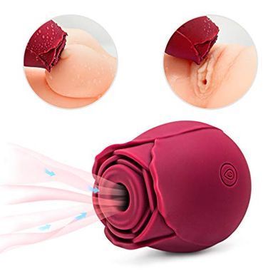 Вакуумний кліторальний стимулятор Chisa Rose Petal (Rose Red)