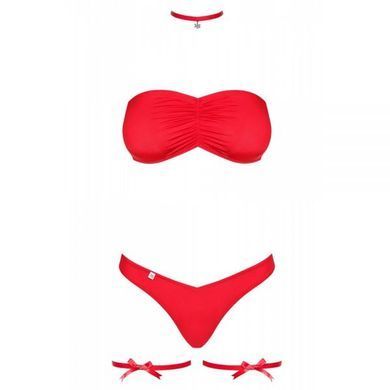 Новорічний костюм&nbsp;Obsessive&nbsp;Kissmas&nbsp;set червоний,&nbsp;S/M
