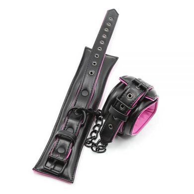 Оковы&nbsp;мягкие Luxury Fetish WRIST CUFF Black&Pink