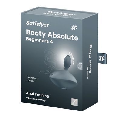 Анальная вибропробка Satisfyer Booty Absolute Beginners 4, для начинающих, вводная часть 3 см