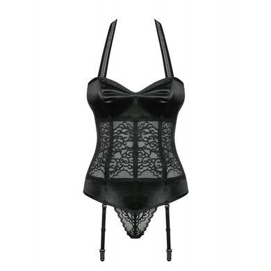 Комплект Obsessive 864-COR-1i корсет и стринги L/XL