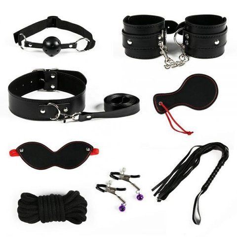 Набор для БДСМ игр Set Classic, Black&Red