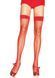 Leg Avenue Fishnet Thigh Highs OS Red