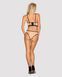411037 Комплект Obsessive Nudelia top & panties L/XL
