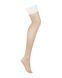 Чулки Obsessive Heavenlly stockings XS/S, широкая резинка