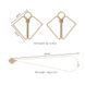 Затискачі для сосків з важкою підвіскою LOCKINK Nipple Clamps with Heavy Pendant - Golden