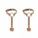 Пара браслетов на запястье и палец Bijoux Indiscrets MAZE Hand Bracelet Harness Brown, экокожа