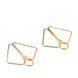 Затискачі для сосків з важкою підвіскою LOCKINK Nipple Clamps with Heavy Pendant - Golden