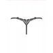 Трусики Obsessive Chiccanta thong black L / XL