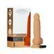 Фалоімітатор ADDICTION Dual Density Silicone Dildo Caramel 8&Prime;, присоска, діаметр 4,3 см, віброкуля в