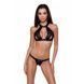 Комплект білизни MIRAJANE SET black S/M - Passion Exclusive: підтримує ліф-топ і трусики