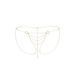 Ланцюжок-трусики Bijoux Indiscrets Magnifique Bikini Chain &ndash; Gold, прикраса для тіла, Золотистый