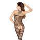 Бодистокинг Passion BS022 black, комбинезон, Черный