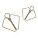 Затискачі для сосків з важкою підвіскою LOCKINK Nipple Clamps with Heavy Pendant - Golden