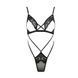 Боді монокіні з відкритими грудьми DIABOLINA BODY black XXL/XXXL - Passion