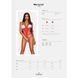 410981 Комплект-боді Obsessive Merrynel set S/M Червоний