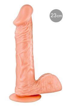 Фалоімітатор Real Body &mdash; Real Bruce Flesh, TPE, діаметр 4,2 см, Телесный