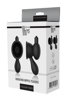Вібростимулятори на соски Dream toys PLEASURE PUMPS чорні