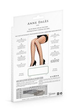 Панчохи Anne De Ales ERICA T2 Black, Черный