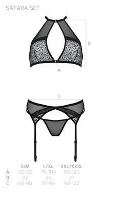SATARA SET black L/XL Passion