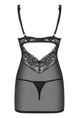 Комплект Obsessive 867-CHE-1 сорочка и стринги S/M