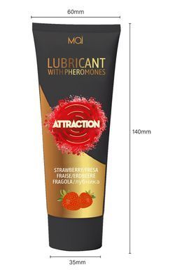 Смазка на водной основе с феромонами MAI ATTRACTION STRAWBERRY (100 мл)