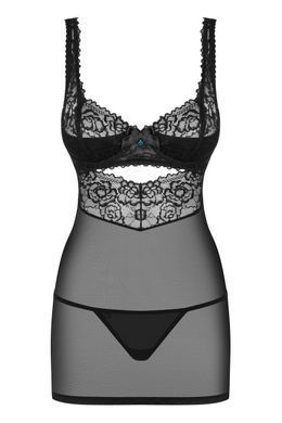 Комплект Obsessive 867-CHE-1 сорочка и стринги S/M