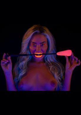 Стек Taboom Glow In the Dark, світиться в темряві, рожево-чорний, 49 см
