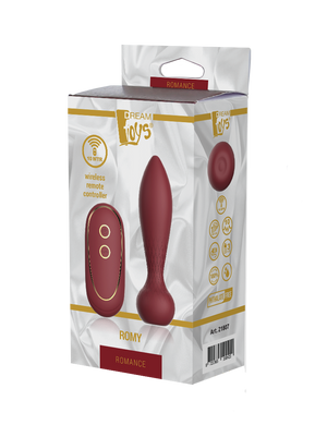 Анальний вібратор з дистанційним управлінням Dream Toys ROMANCE ROMY