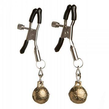F61314 Зажимы&nbsp;на&nbsp;соски&nbsp;с&nbsp;колокольчиком Loveshop Gold Bell