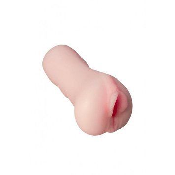 Мастурбатор-вагина Wooomy Jeeez Masturbator Vagina, мягкие открытые губы, 11,6х5,4 см, Телесный