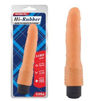 Вибратор бежевый Chisa&nbsp;Hi-Rubber 8,8 Inch Dildo