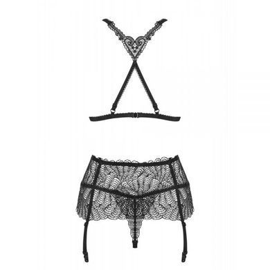 Комплект Obsessive Chiccanta 3 pcs set black S/M