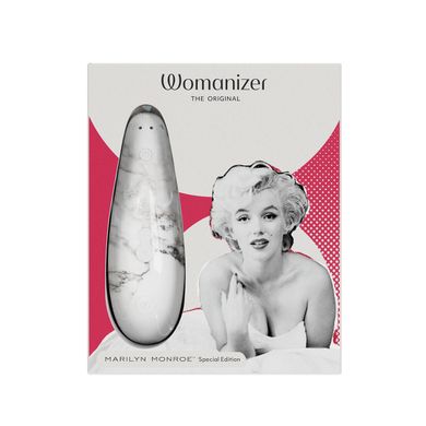 Вакуумный стимулятор клитора Womanizer Marilyn Monroe White Marble