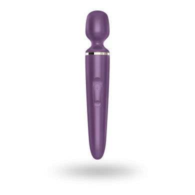 Вибромассажер Satisfyer Wand-er Woman (Purple/Gold) водонепроницаемый, мощный, размер XXL