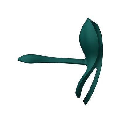 Смарт-эрекционное кольцо Zalo BAYEK Turquoise Green, двойное с вводимой частью, пульт ДУ