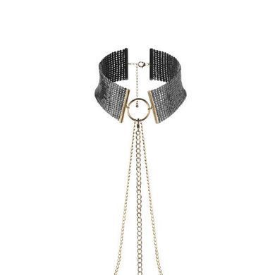 Намисто-комір Bijoux Indiscrets Desir Metallique Collar - Black, Черный