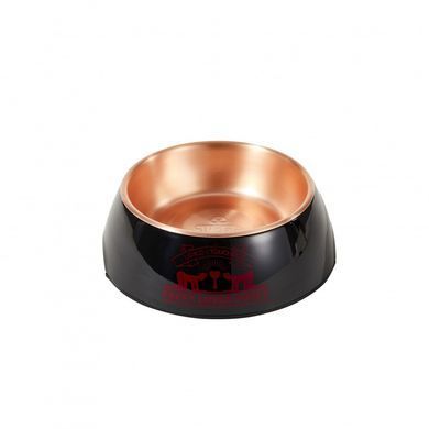 Миска для BDSM Pet-Play (ігри в господаря та вихованця) UPKO х TOUCHDOG Puppy's Bowl, чорна