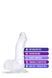 Фалоімітатор зігнутої форми з присоскою, прозорий 18 см B YOURS DIAMOND SPARKLE CLEAR