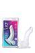 Фалоімітатор зігнутої форми з присоскою, прозорий 18 см B YOURS DIAMOND SPARKLE CLEAR