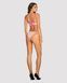 411071 Комплект Obsessive Nudelia top & panties pink L/XL
