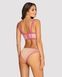 411071 Комплект Obsessive Nudelia top & panties pink L/XL