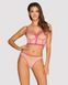 411071 Комплект Obsessive Nudelia top & panties pink L/XL