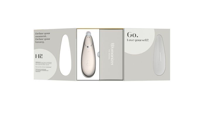 Вакуумный клиторальный стимулятор Womanizer Premium 2 - Grey