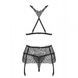 Комплект Obsessive Chiccanta 3 pcs set black S/M