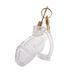 Клетка для пениса LOCKINK SEVANDA Plastic Penis Chastity Cage - Transparent