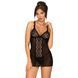 Пеньюар Obsessive Lucita та стрінги S/M