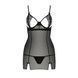 Прозора сорочка приталена QUENTRIS CHEMISE black L/XL - Passion Exclusive, трусики