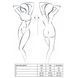 Боді MELANIA BODY black XXL/XXXL - Passion