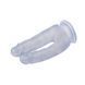 Фалоімітатор подвійний Chisa Hi-Rubber Chisa Clear